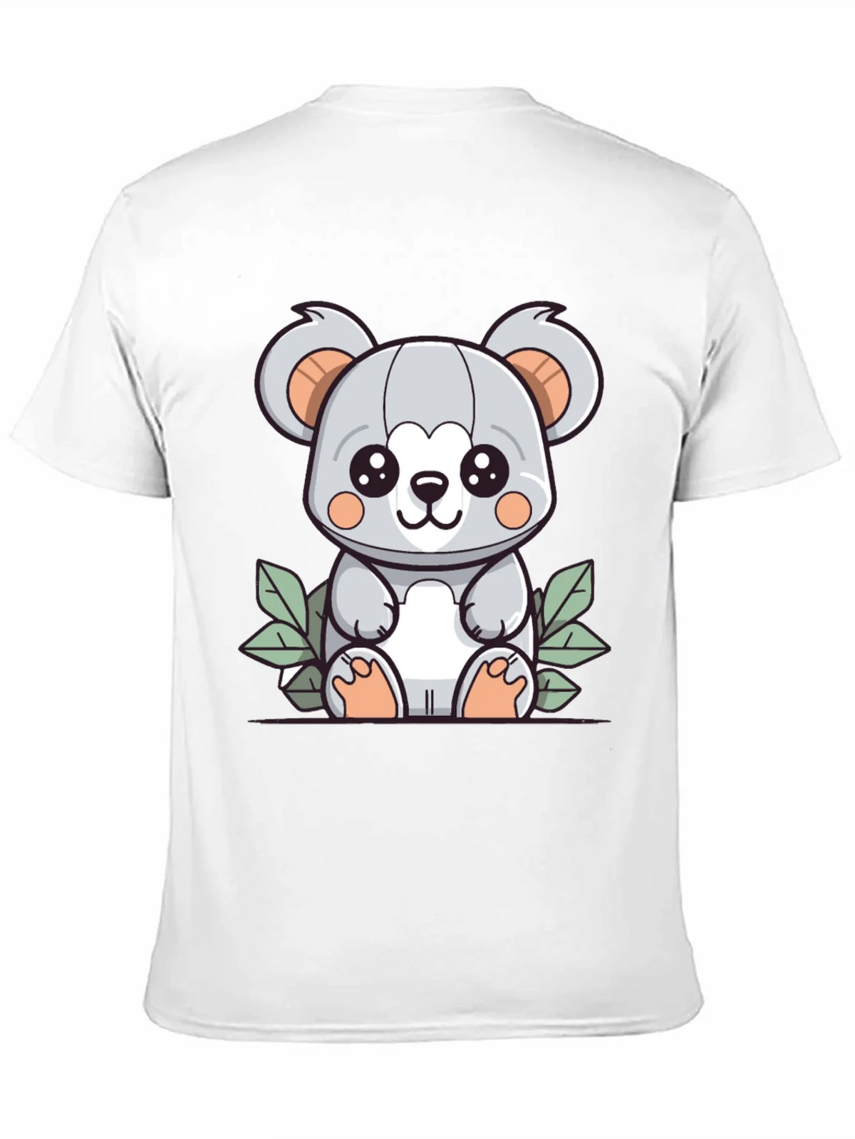 Cute Koala Graphic T-Shirt - Black Cotton Tee product image 10