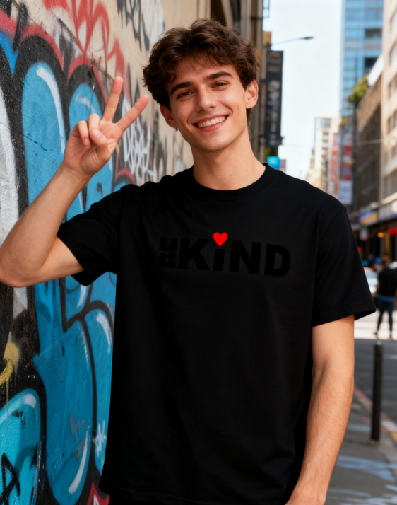 Be Kind Heart Graphic T-Shirt - 100% Cotton product image 9