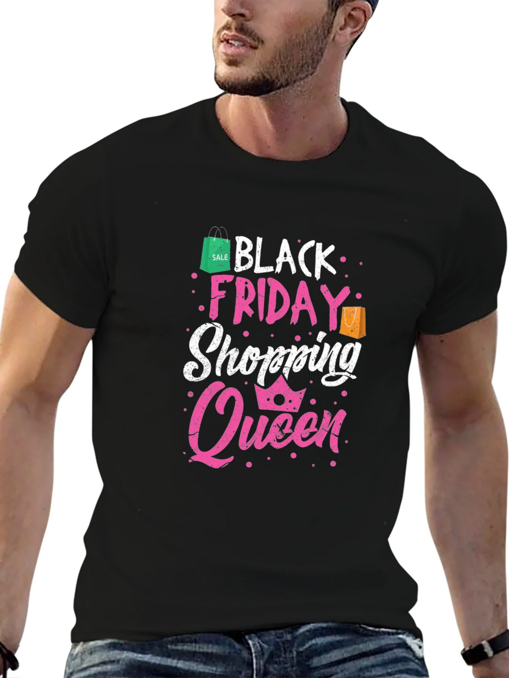 Black Friday Shopping Queen T-Shirt product image 6