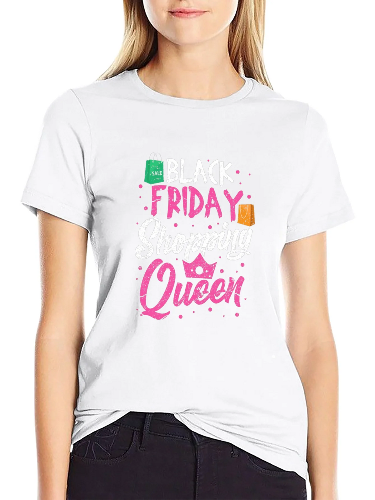 Black Friday Shopping Queen T-Shirt product image 8