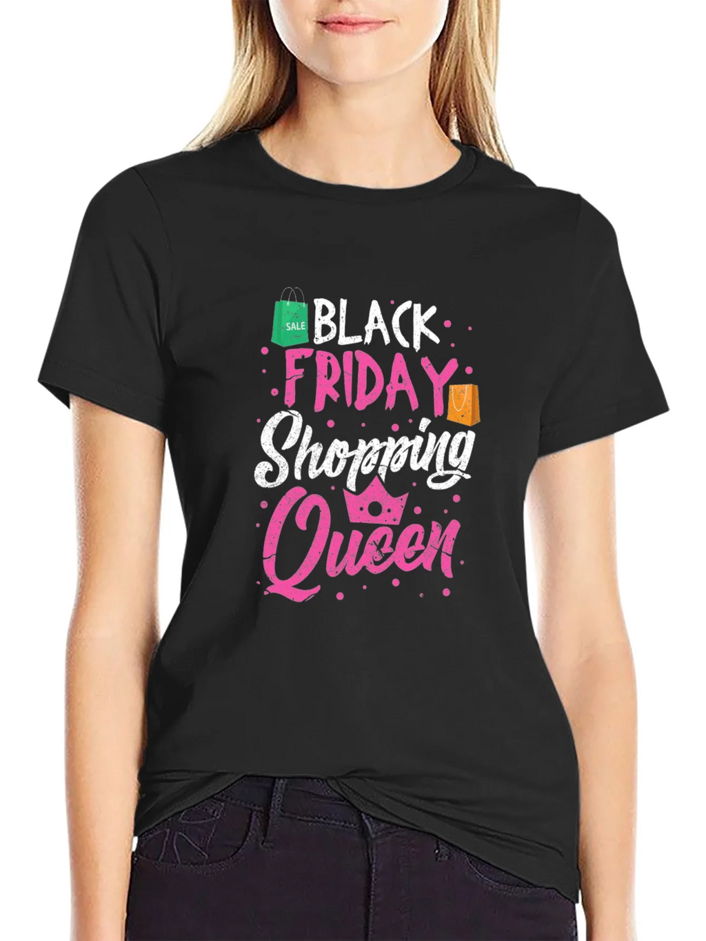 Black Friday Shopping Queen T-Shirt product image 2