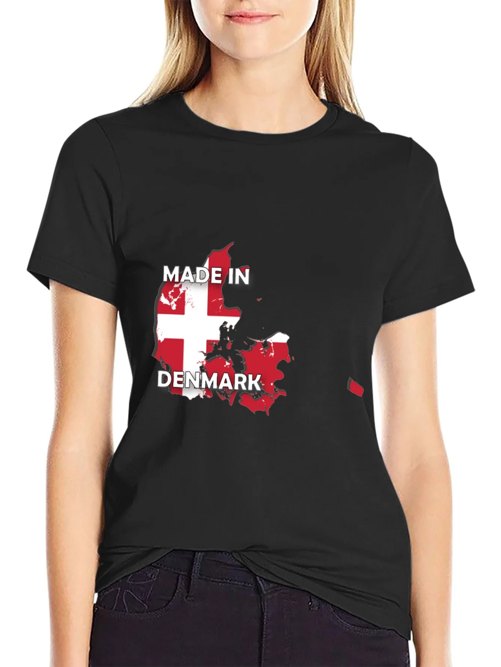 Made in Denmark Flag T-Shirt product image 2