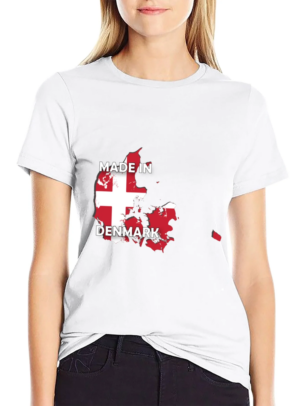 Made in Denmark Flag T-Shirt product image 8