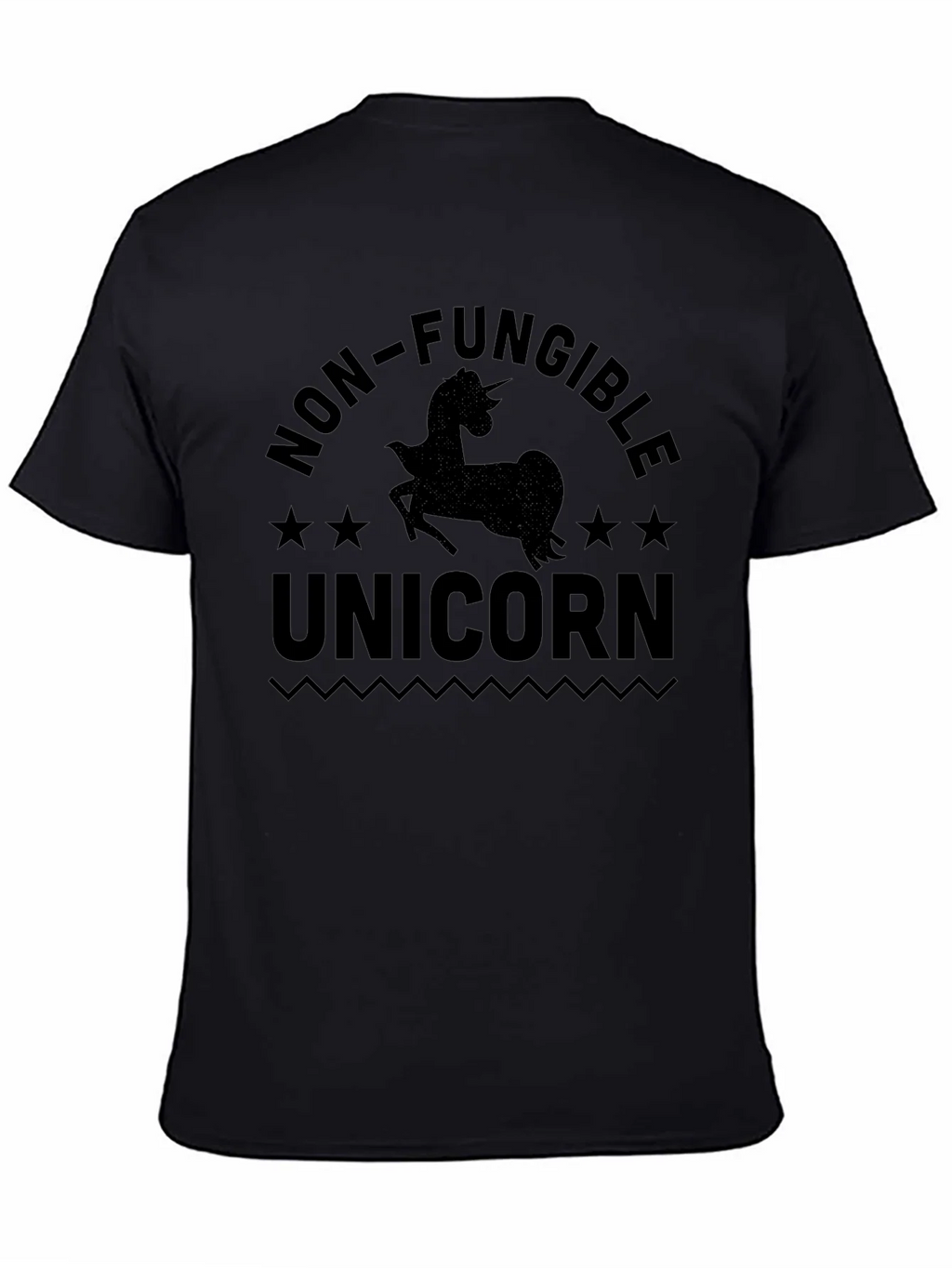 Non-Fungible Unicorn Black T-Shirt product image 4