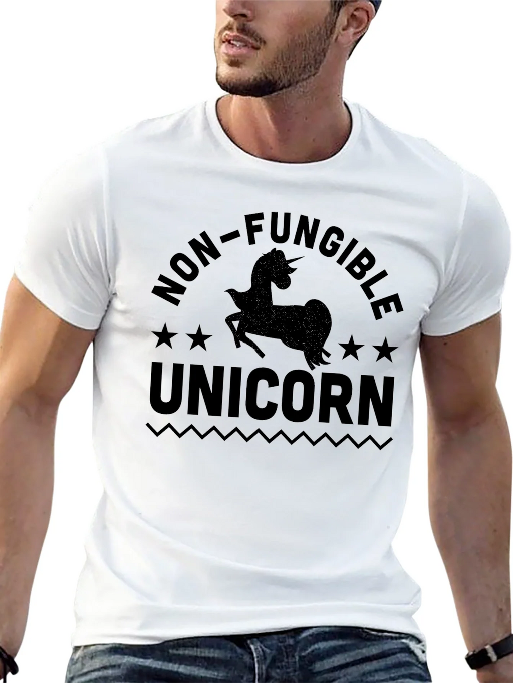 Non-Fungible Unicorn Black T-Shirt product image 12