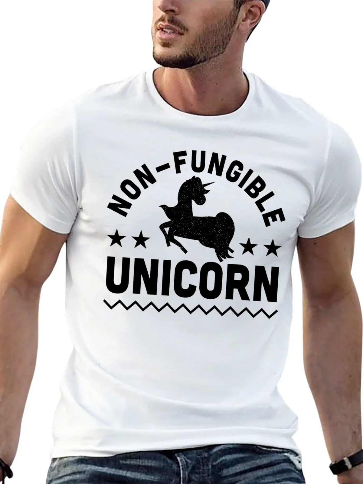 Non-Fungible Unicorn Black T-Shirt product image 12