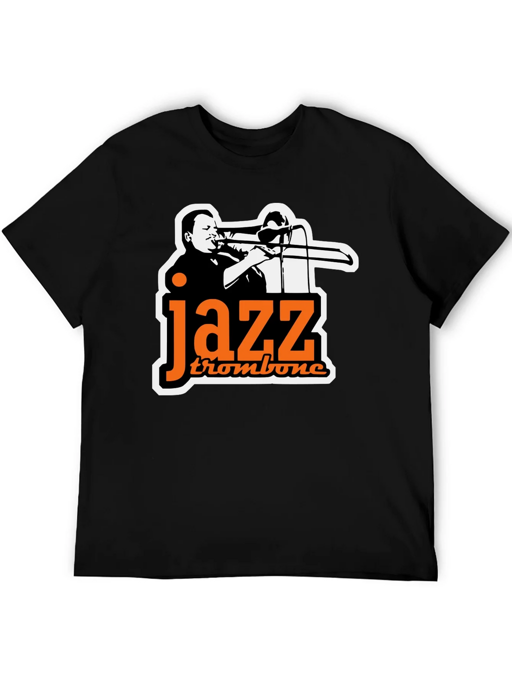 Jazz Trombone Graphic Tee - Black product image 5