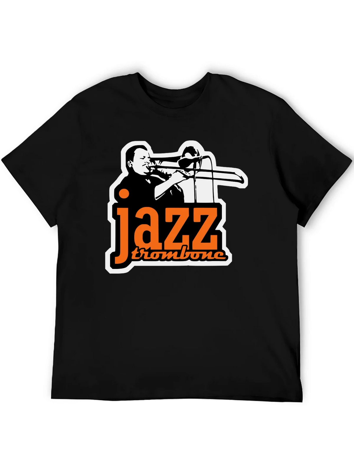 Jazz Trombone Graphic Tee - Black product image 5