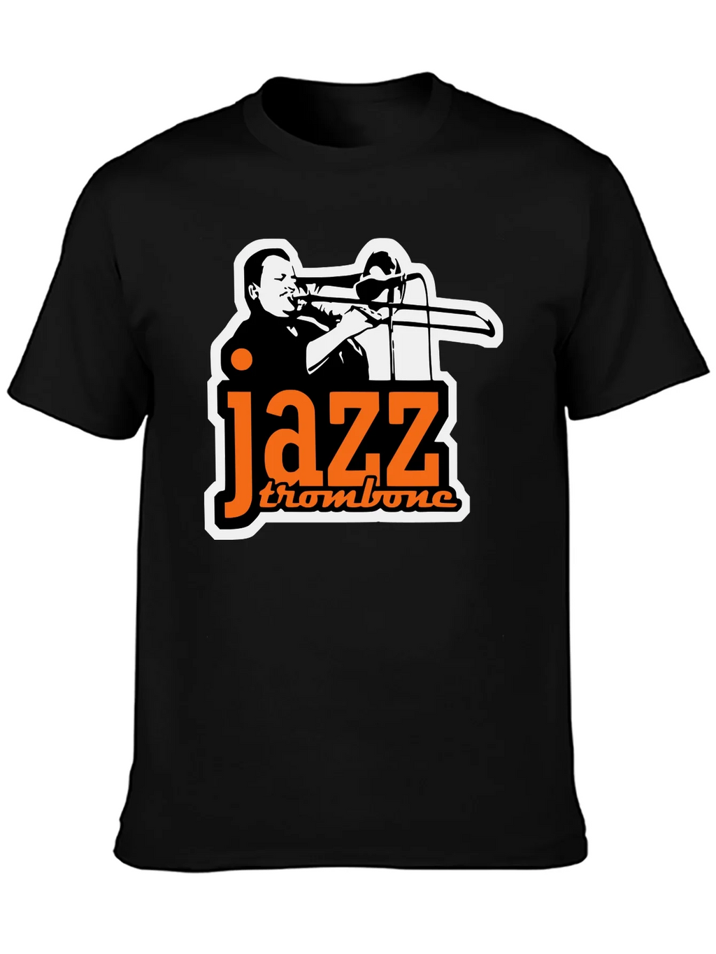 Jazz Trombone Graphic Tee - Black product image 3