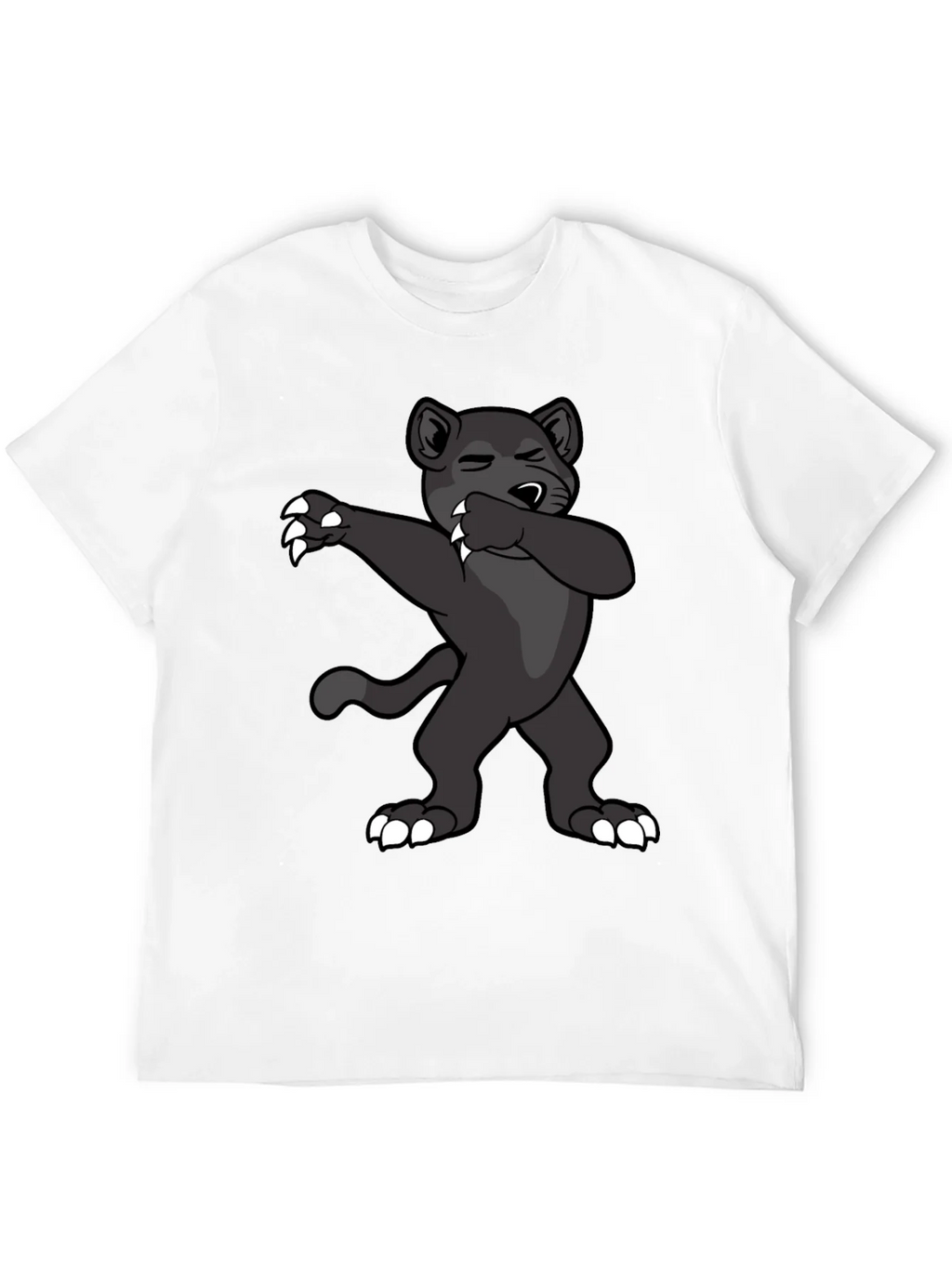 Dabbing Panther Graphic Tee - Mens Black T-Shirt product image 11