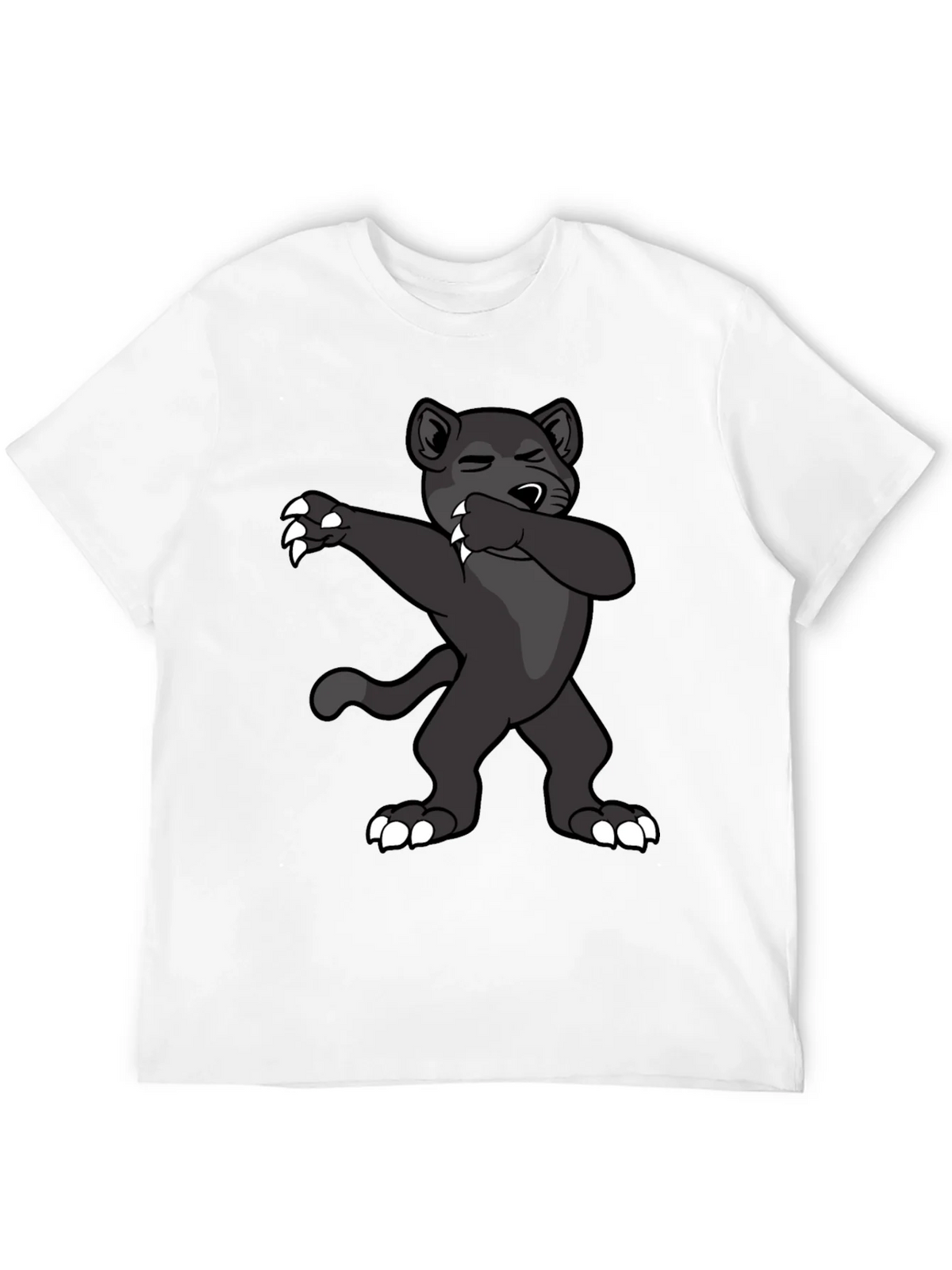 Dabbing Panther Graphic Tee - Mens Black T-Shirt product image 11