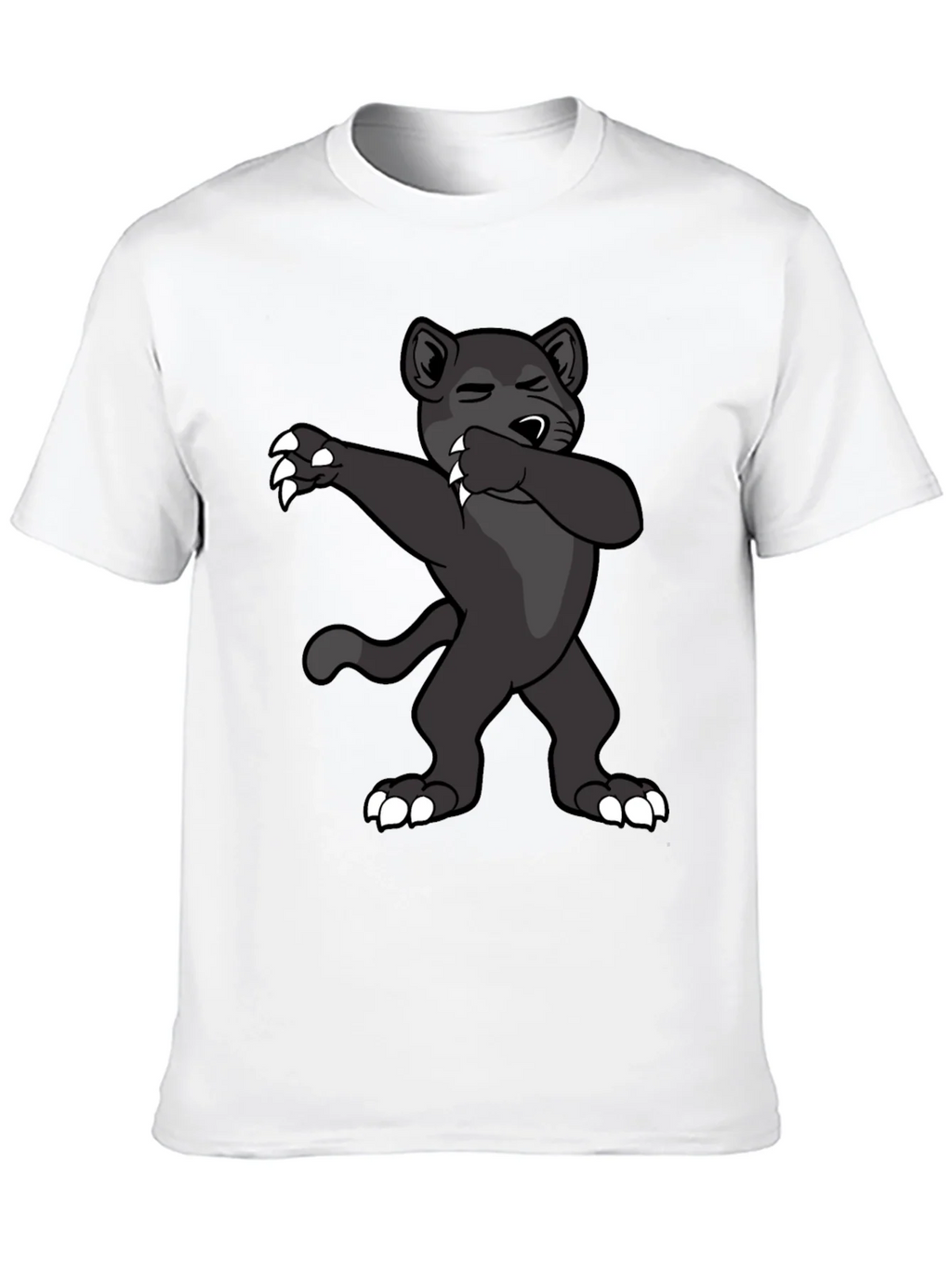 Dabbing Panther Graphic Tee - Mens Black T-Shirt product image 9