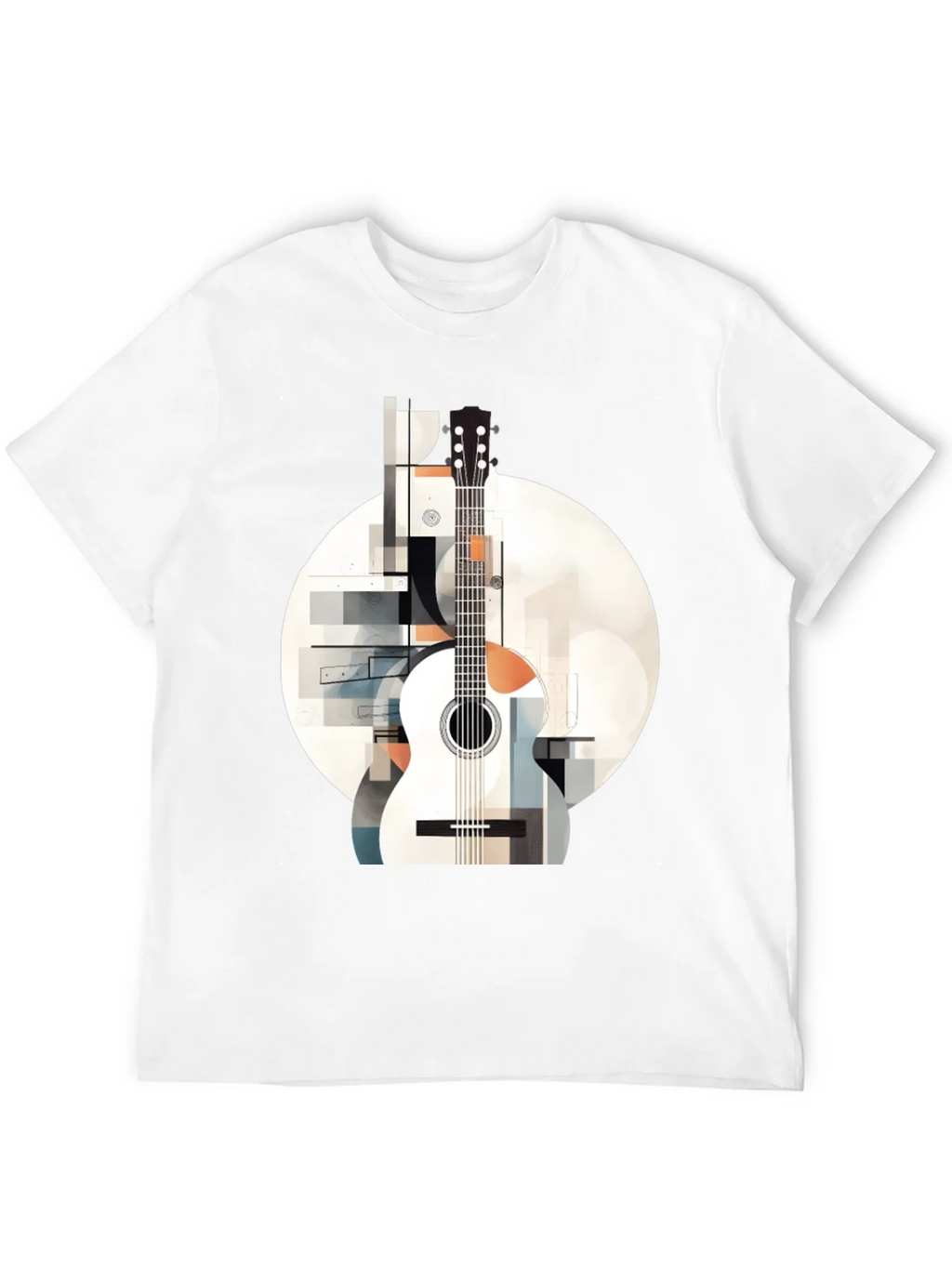 Abstract Guitar Graphic Tee - Modern Music Lovers Shirt product image 11