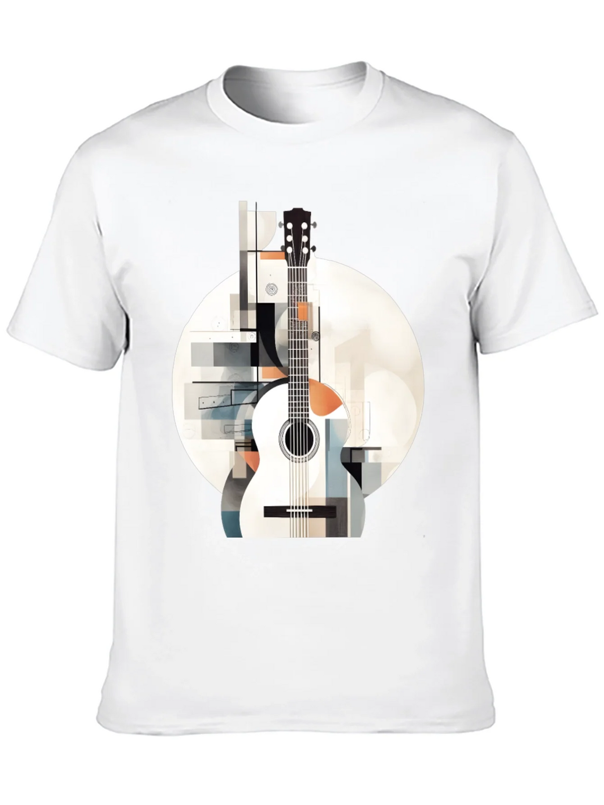Abstract Guitar Graphic Tee - Modern Music Lovers Shirt product image 9