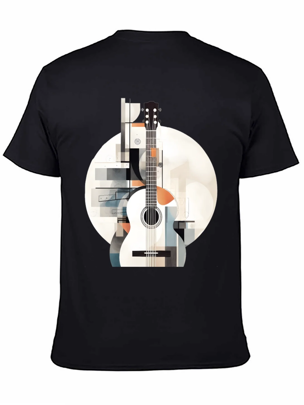 Abstract Guitar Graphic Tee - Modern Music Lovers Shirt product image 4