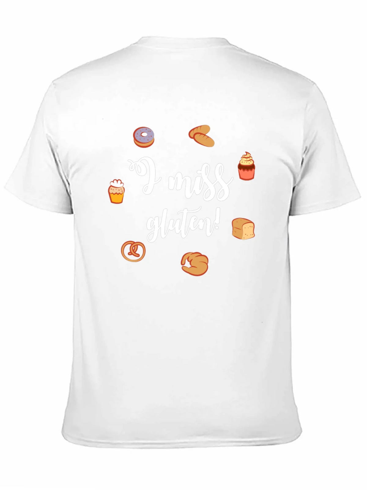 I Miss Gluten T-Shirt - Funny Foodie Tee product image 10