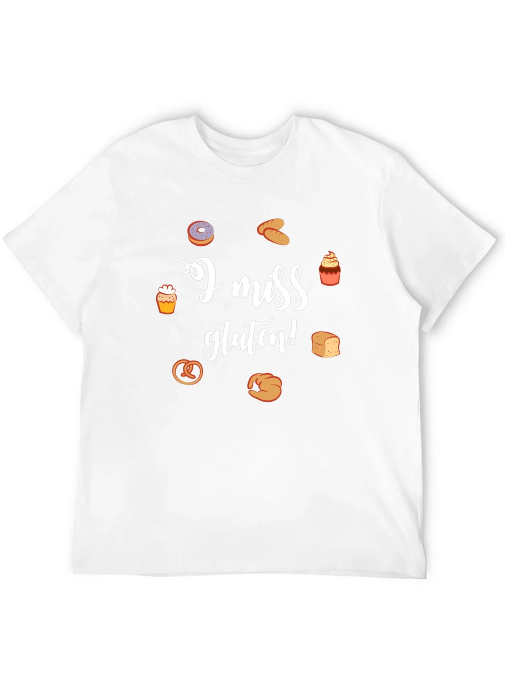 I Miss Gluten T-Shirt - Funny Foodie Tee product image 11
