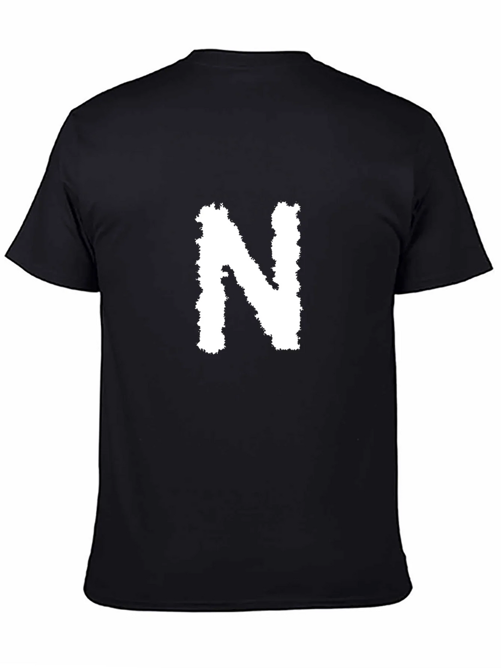 Black T-Shirt with White N product image 1