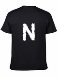 Black T-Shirt with White N product image 1