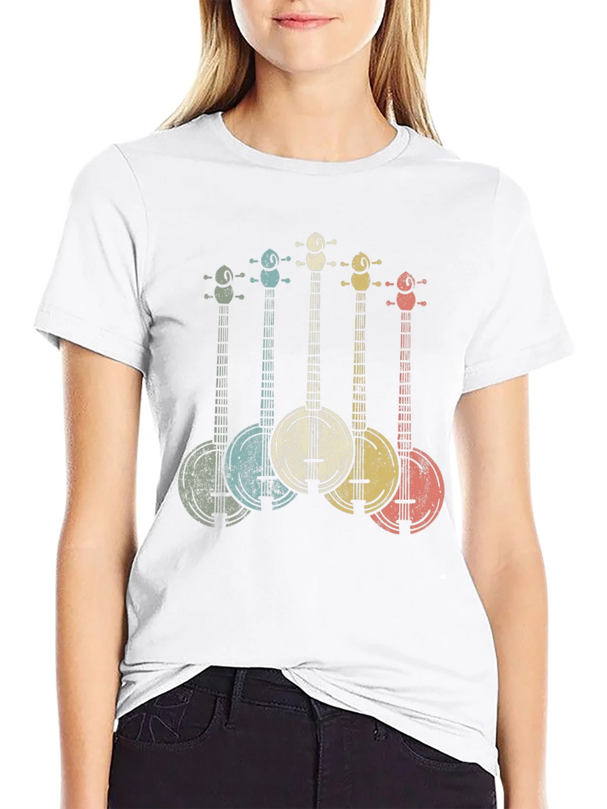 Vintage Banjo Music T-Shirt - Retro Musical Instrument Tee product image 8