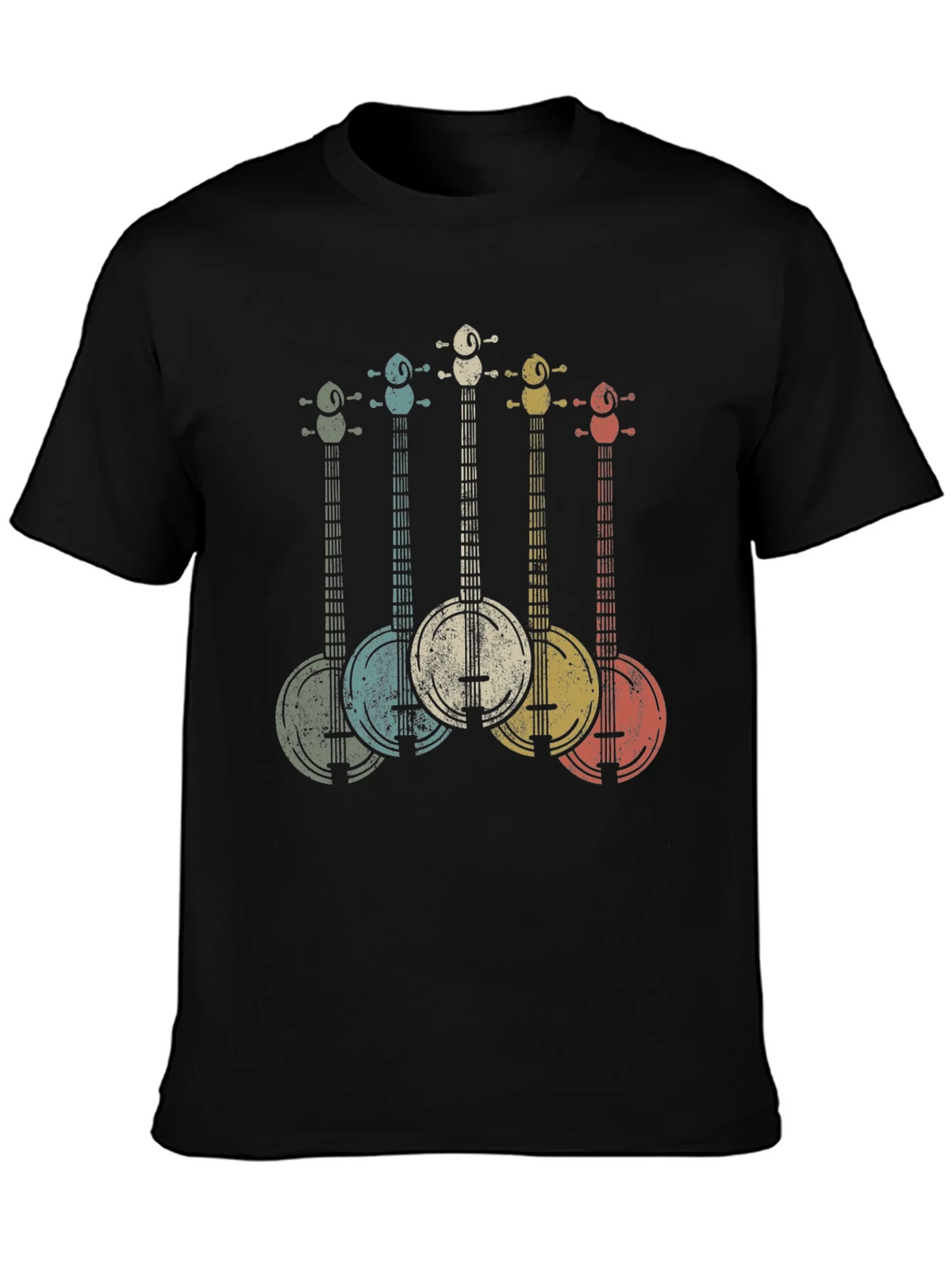 Vintage Banjo Music T-Shirt - Retro Musical Instrument Tee product image 3
