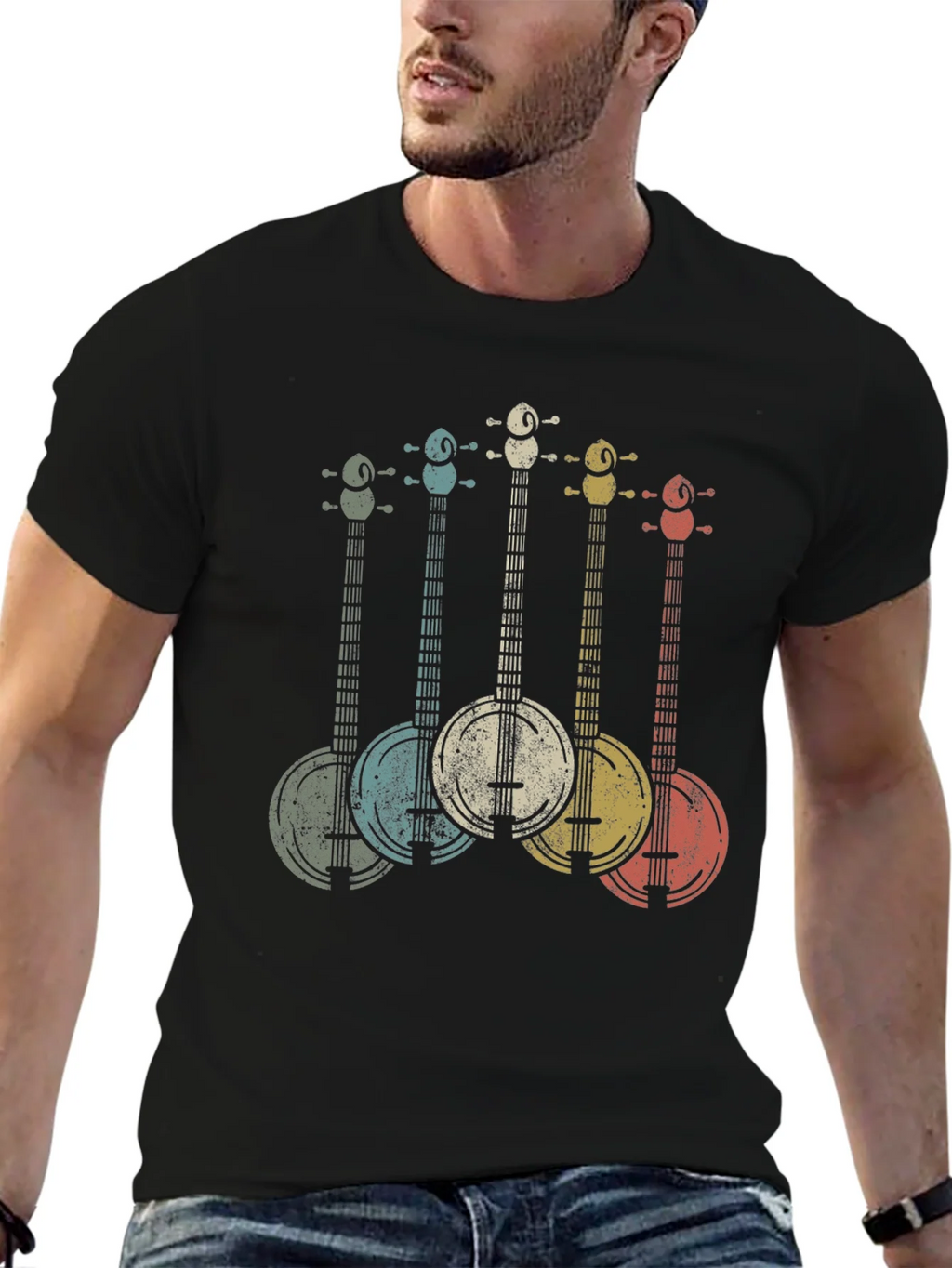 Vintage Banjo Music T-Shirt - Retro Musical Instrument Tee product image 6