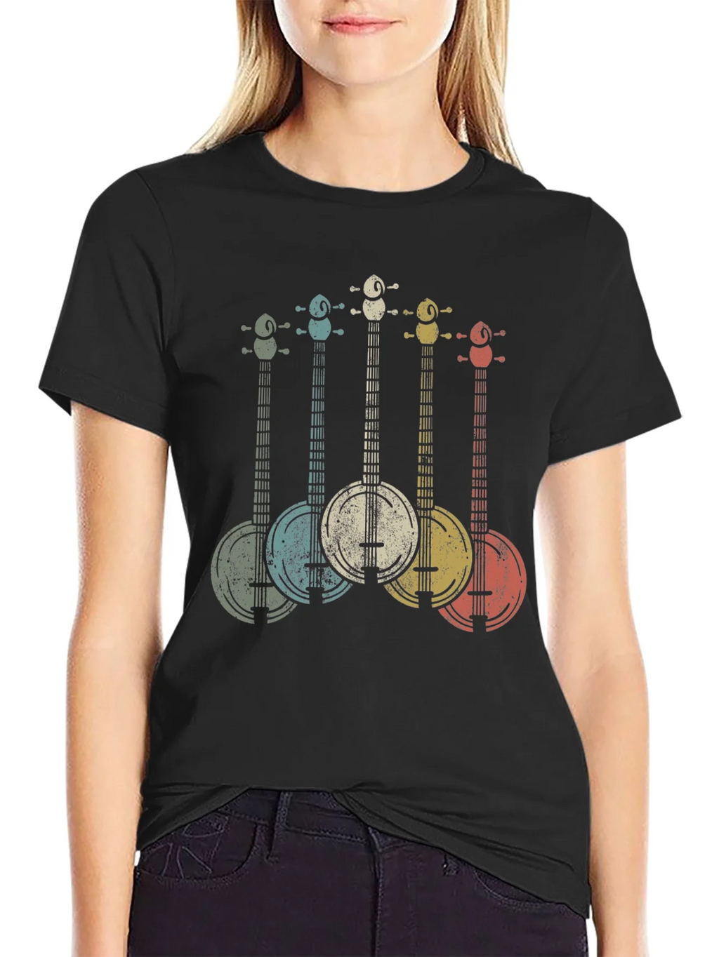 Vintage Banjo Music T-Shirt - Retro Musical Instrument Tee product image 2