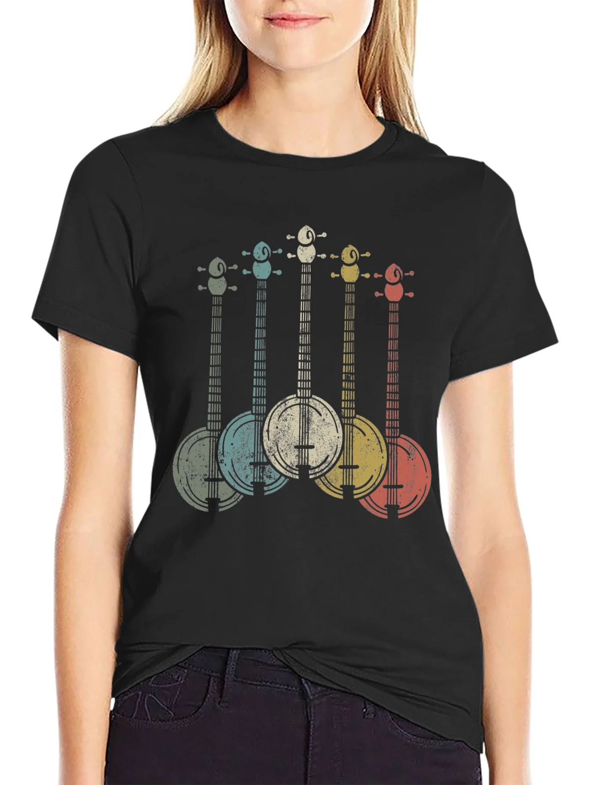 Vintage Banjo Music T-Shirt - Retro Musical Instrument Tee product image 2