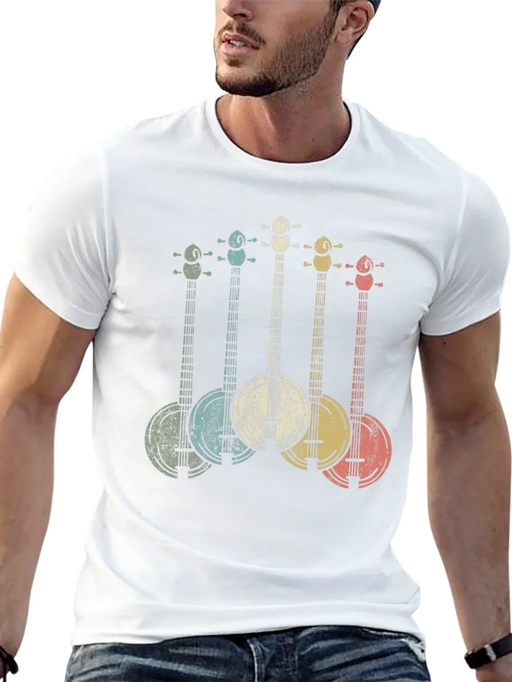 Vintage Banjo Music T-Shirt - Retro Musical Instrument Tee product image 12