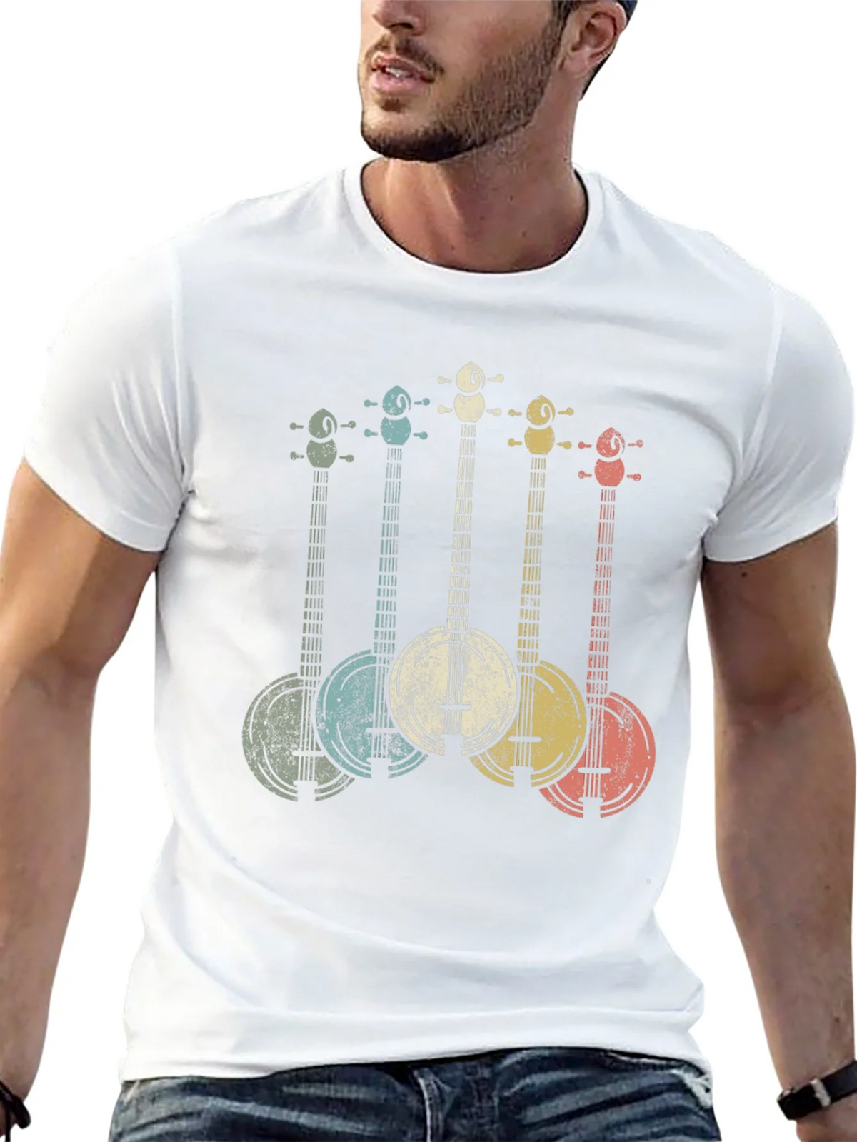 Vintage Banjo Music T-Shirt - Retro Musical Instrument Tee product image 12