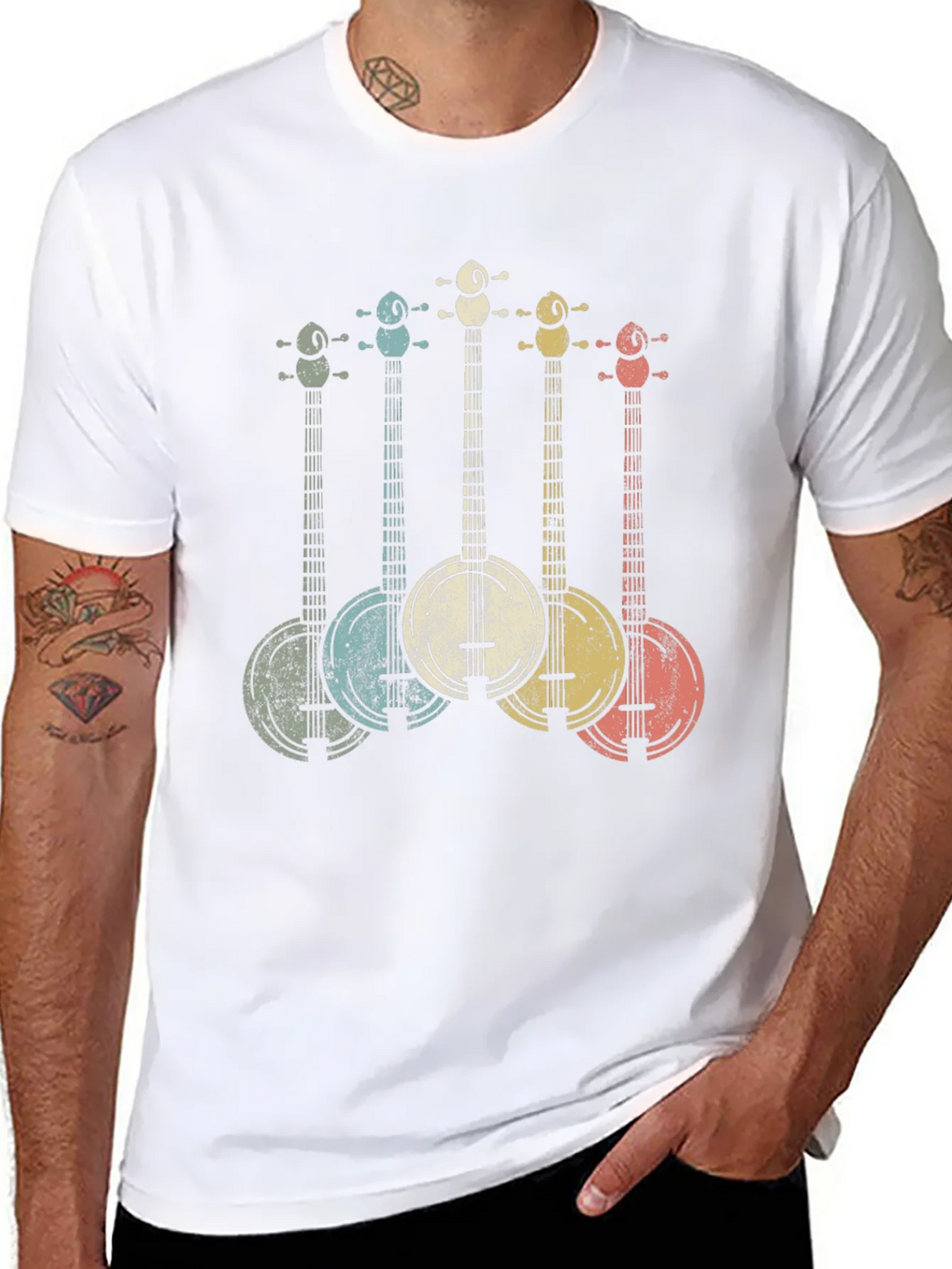 Vintage Banjo Music T-Shirt - Retro Musical Instrument Tee product image 7