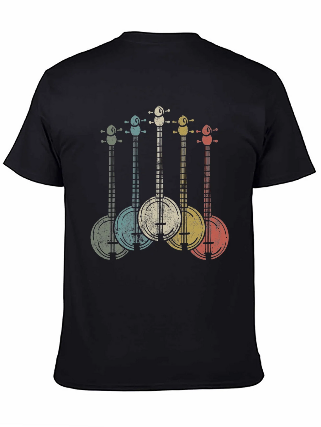 Vintage Banjo Music T-Shirt - Retro Musical Instrument Tee product image 4