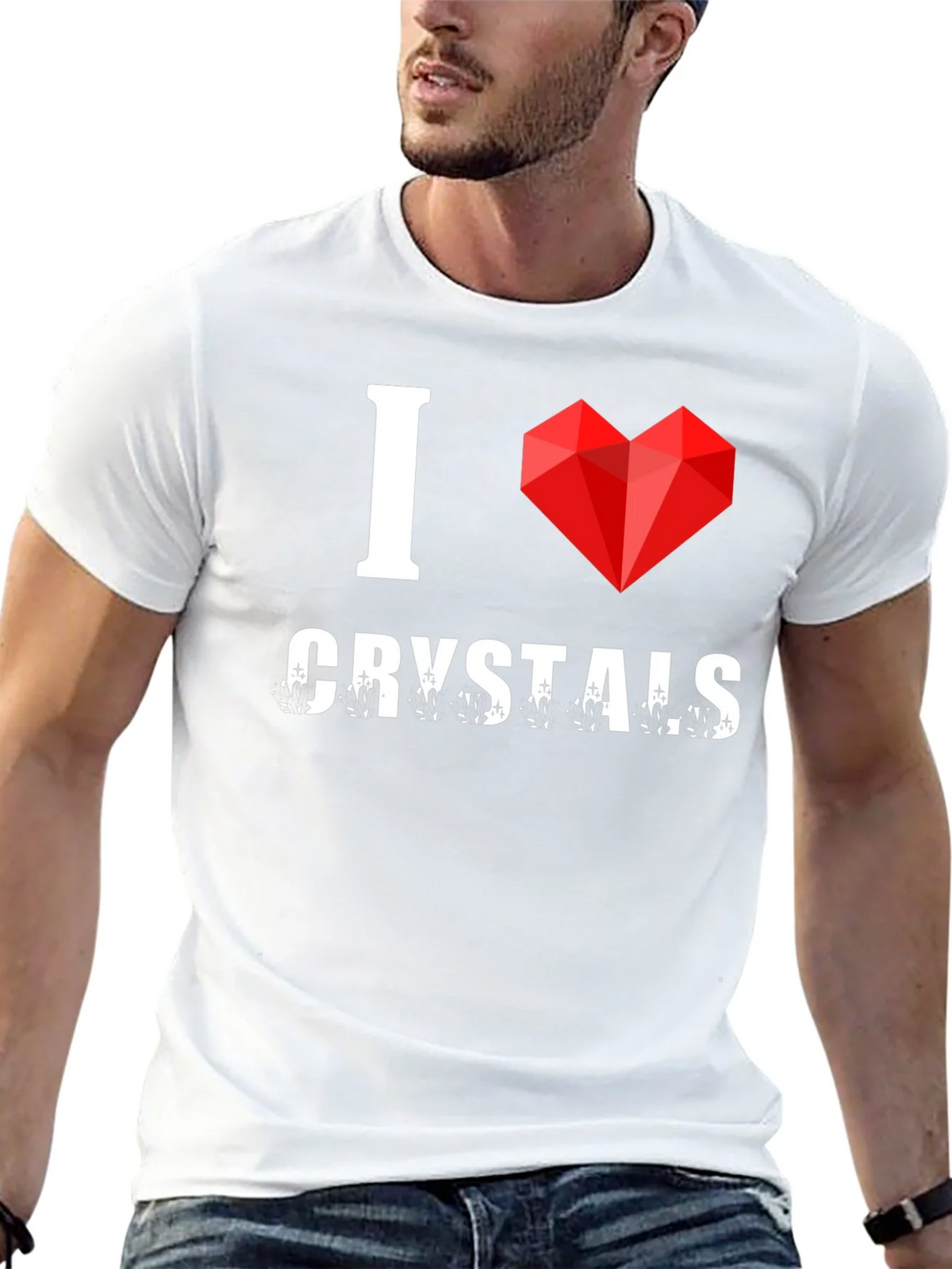 I Love Crystals T-Shirt product image 12