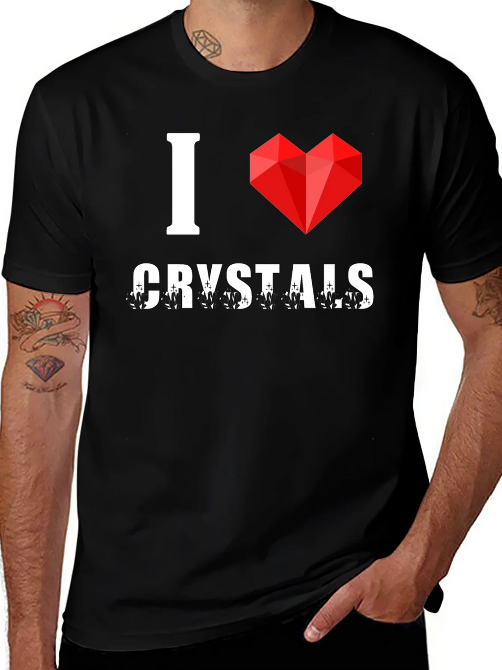 I Love Crystals T-Shirt product image 1