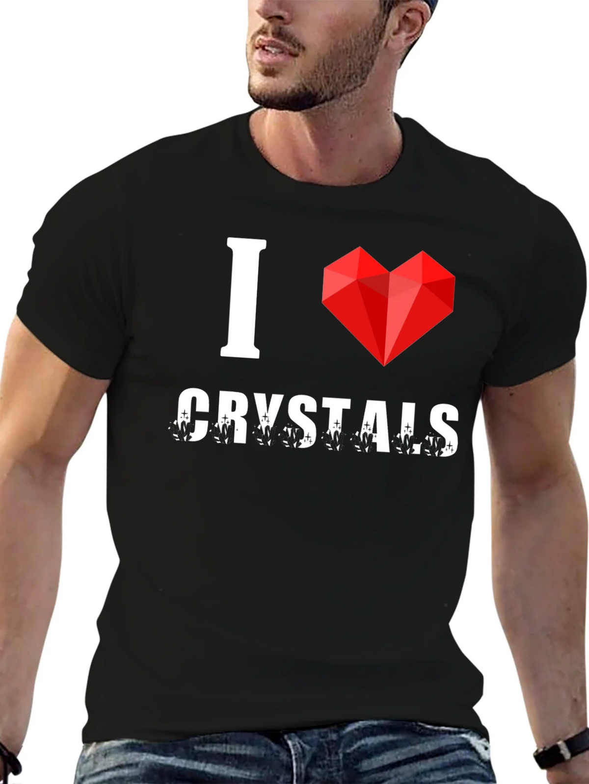 I Love Crystals T-Shirt product image 6
