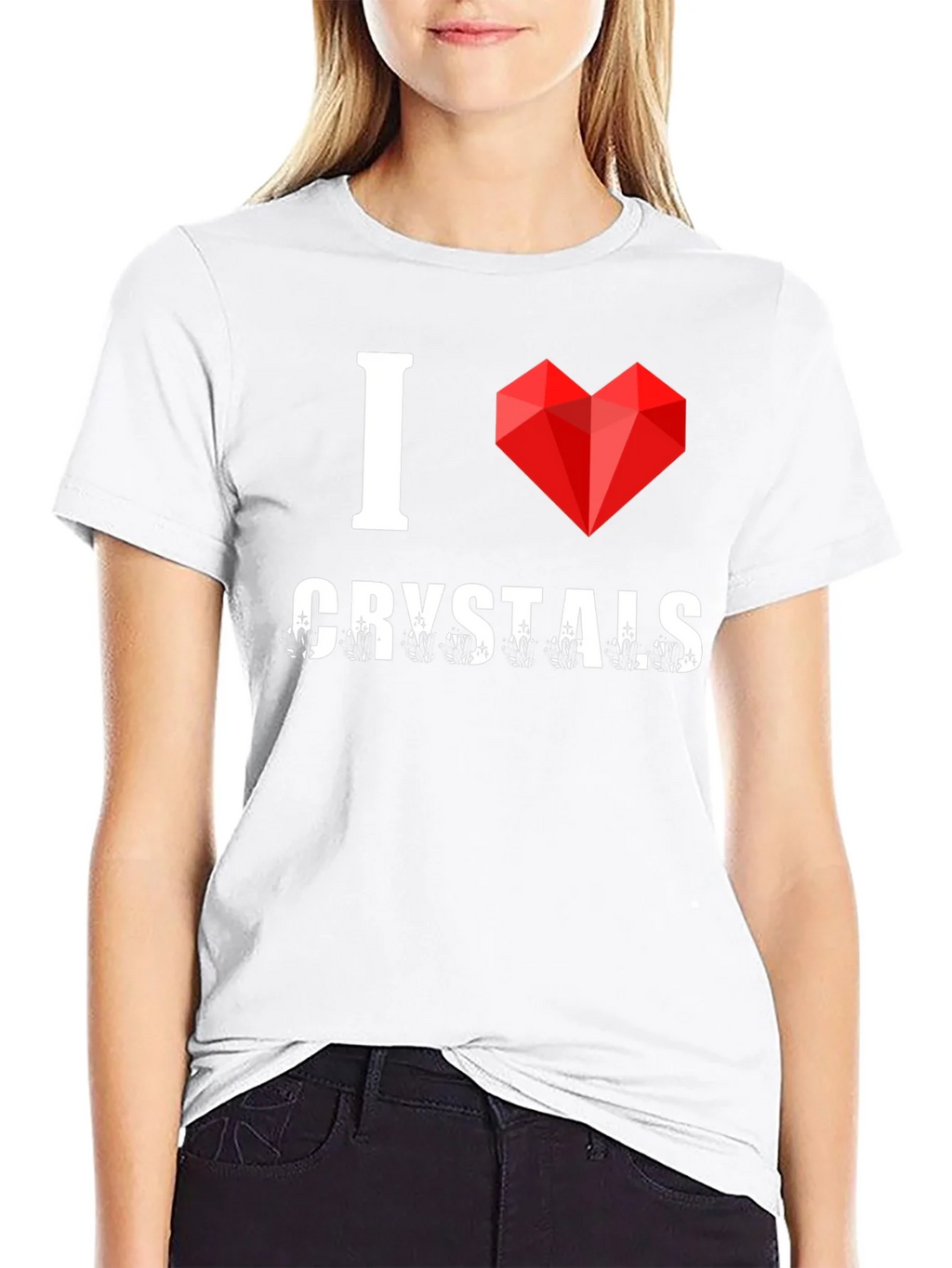 I Love Crystals T-Shirt product image 8