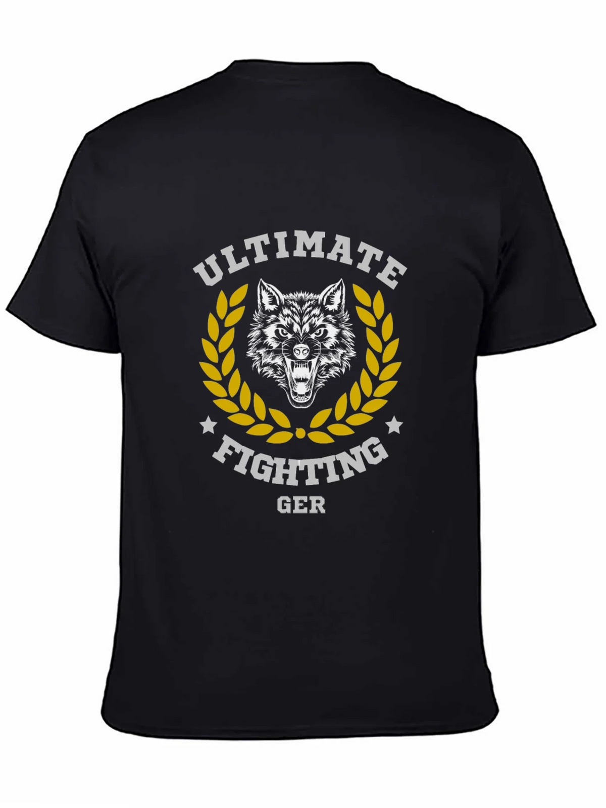 Ultimate Fighting GER Wolf Graphic T-Shirt product image 4