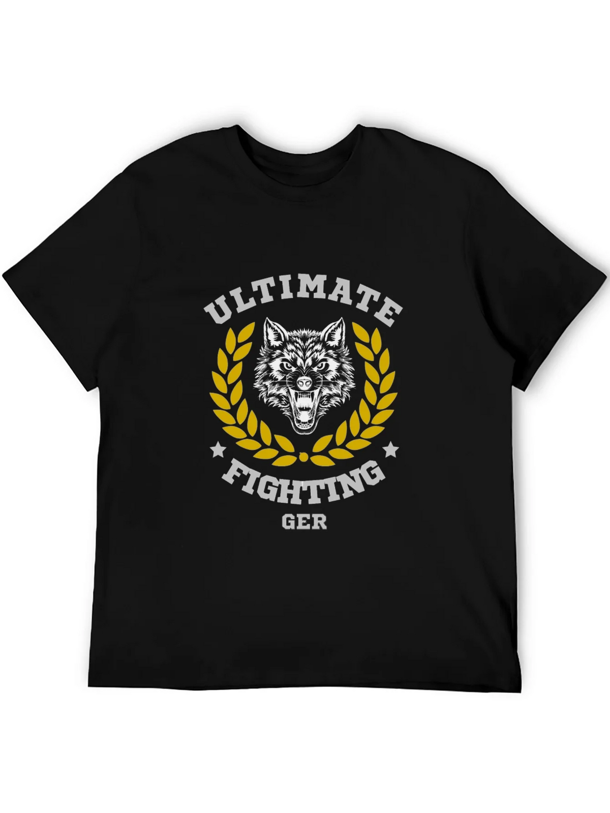 Ultimate Fighting GER Wolf Graphic T-Shirt product image 5
