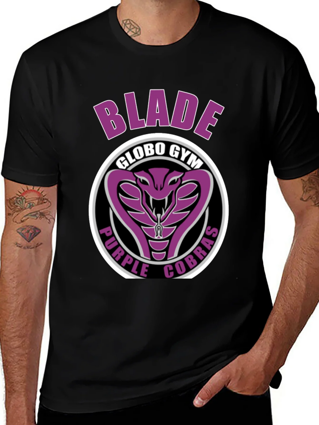 Globo Gym Purple Cobras T-Shirt product image 1