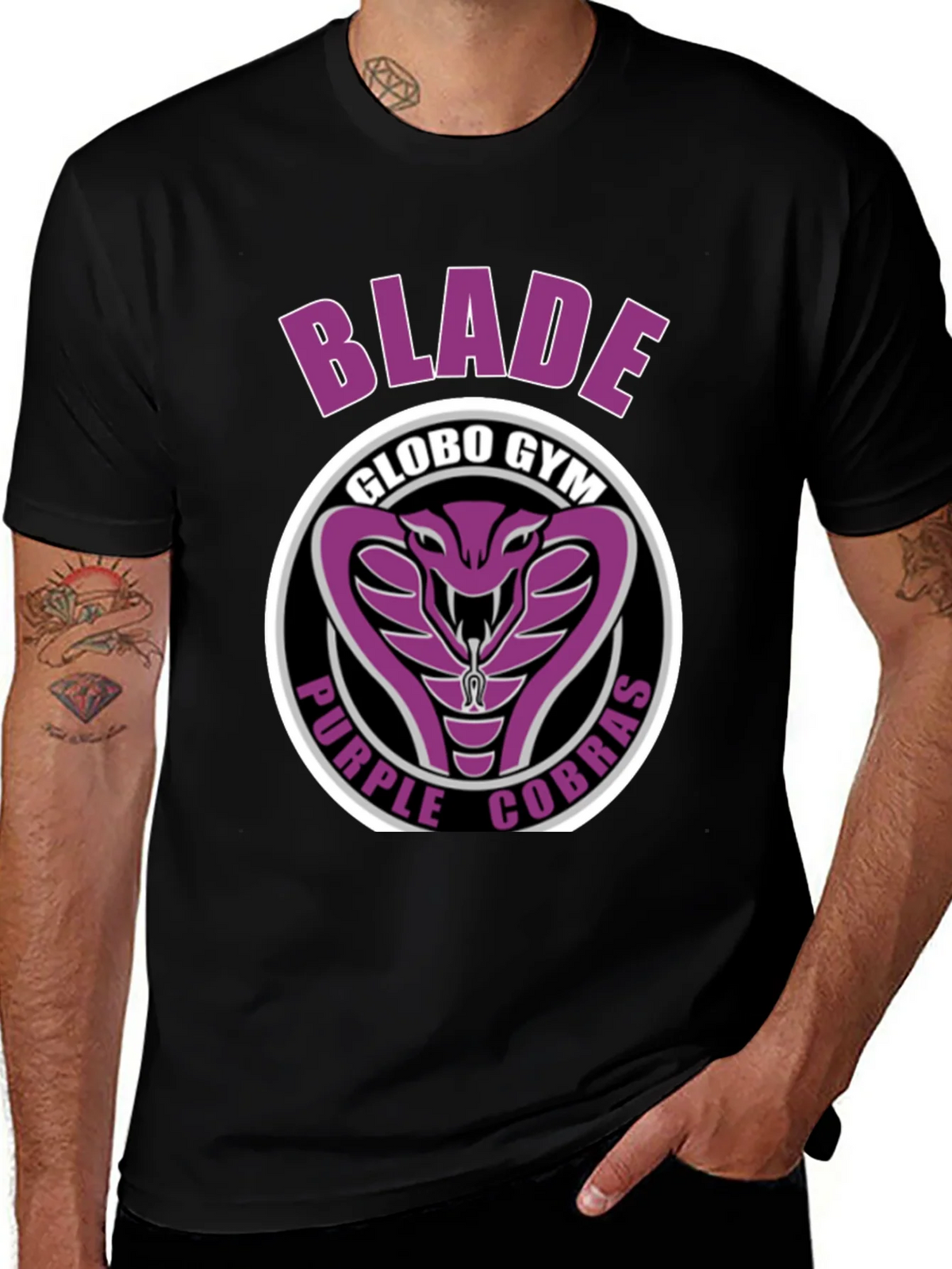 Globo Gym Purple Cobras T-Shirt product image 1