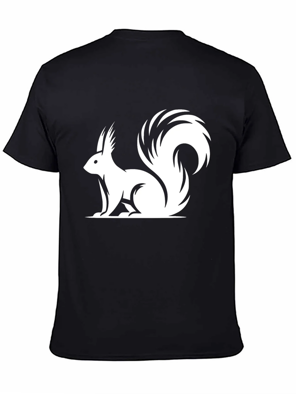 Squirrel Graphic T-Shirt - Classic Black Tee product image 4
