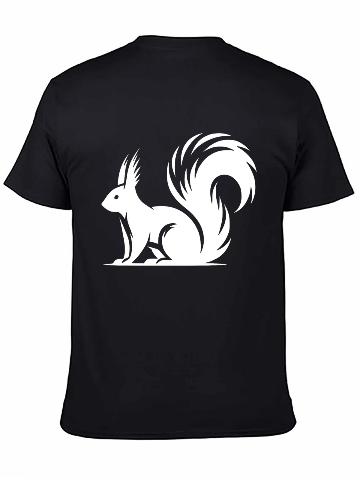Squirrel Graphic T-Shirt - Classic Black Tee product image 4