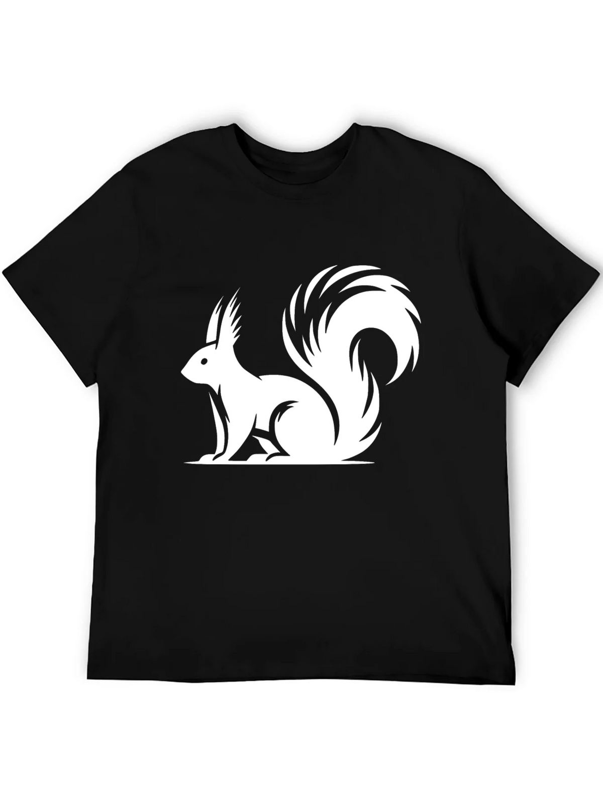 Squirrel Graphic T-Shirt - Classic Black Tee product image 5