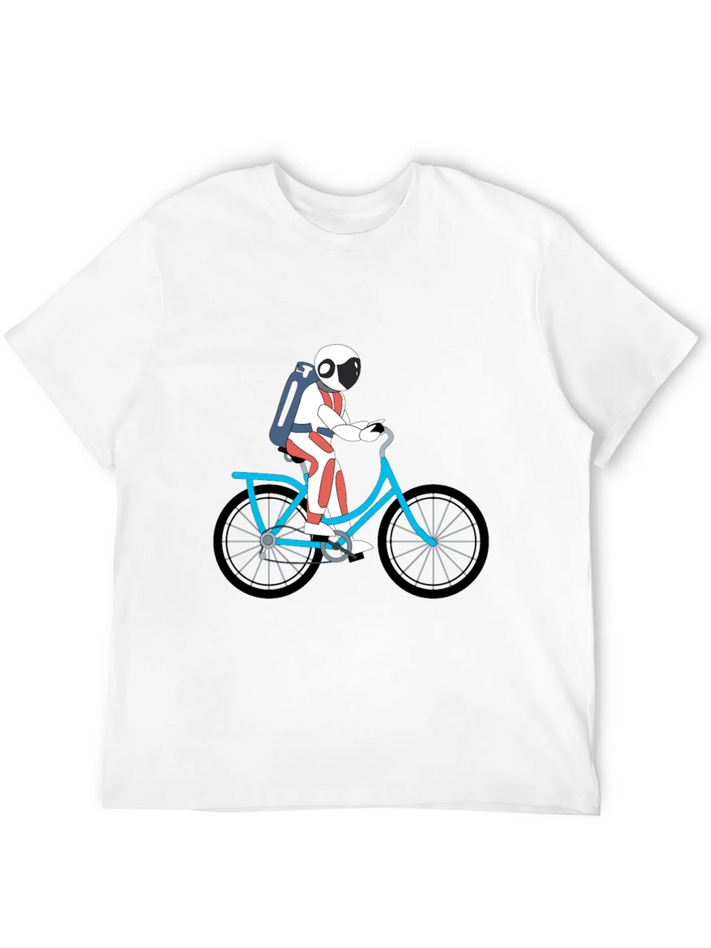 Astronaut on Bike Graphic Tee - Black product image 11