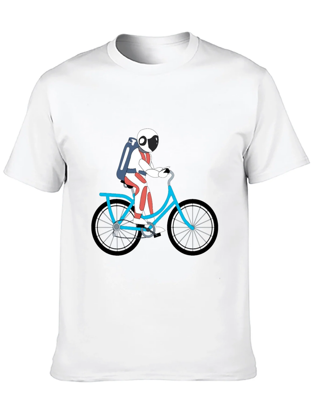 Astronaut on Bike Graphic Tee - Black product image 9
