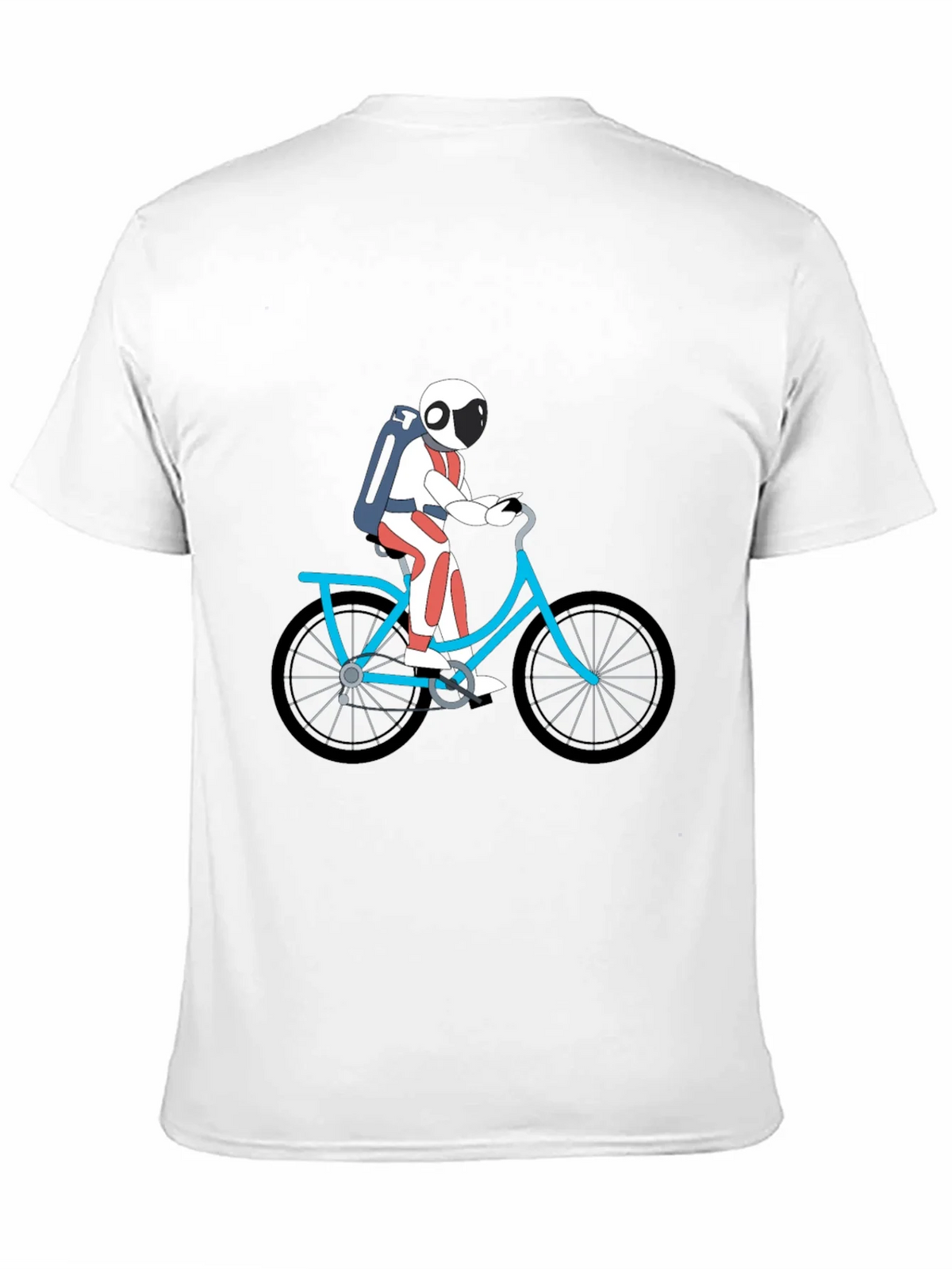 Astronaut on Bike Graphic Tee - Black product image 10