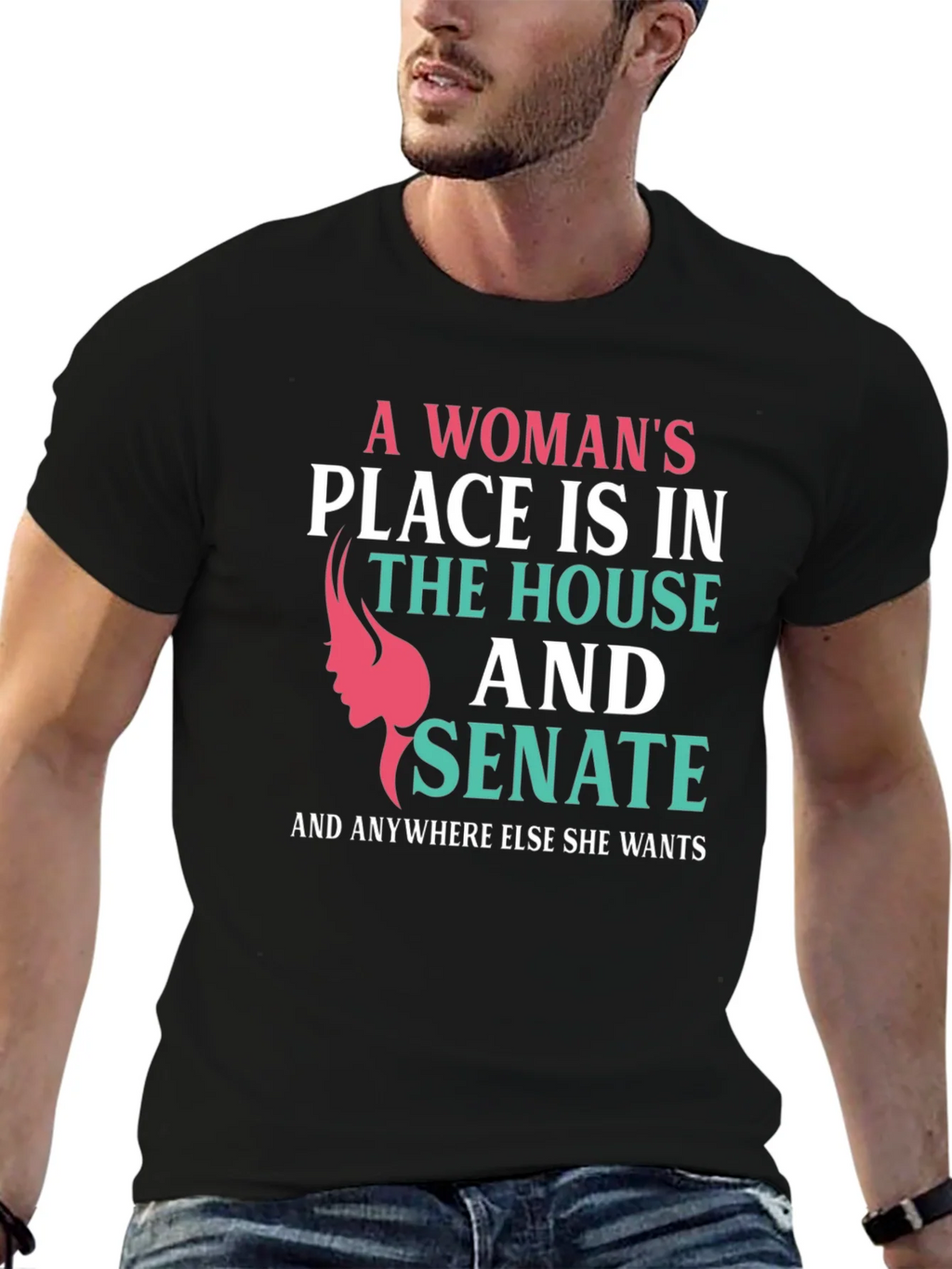 Feminist Statement T-Shirt - House and Senate Tee product image 6