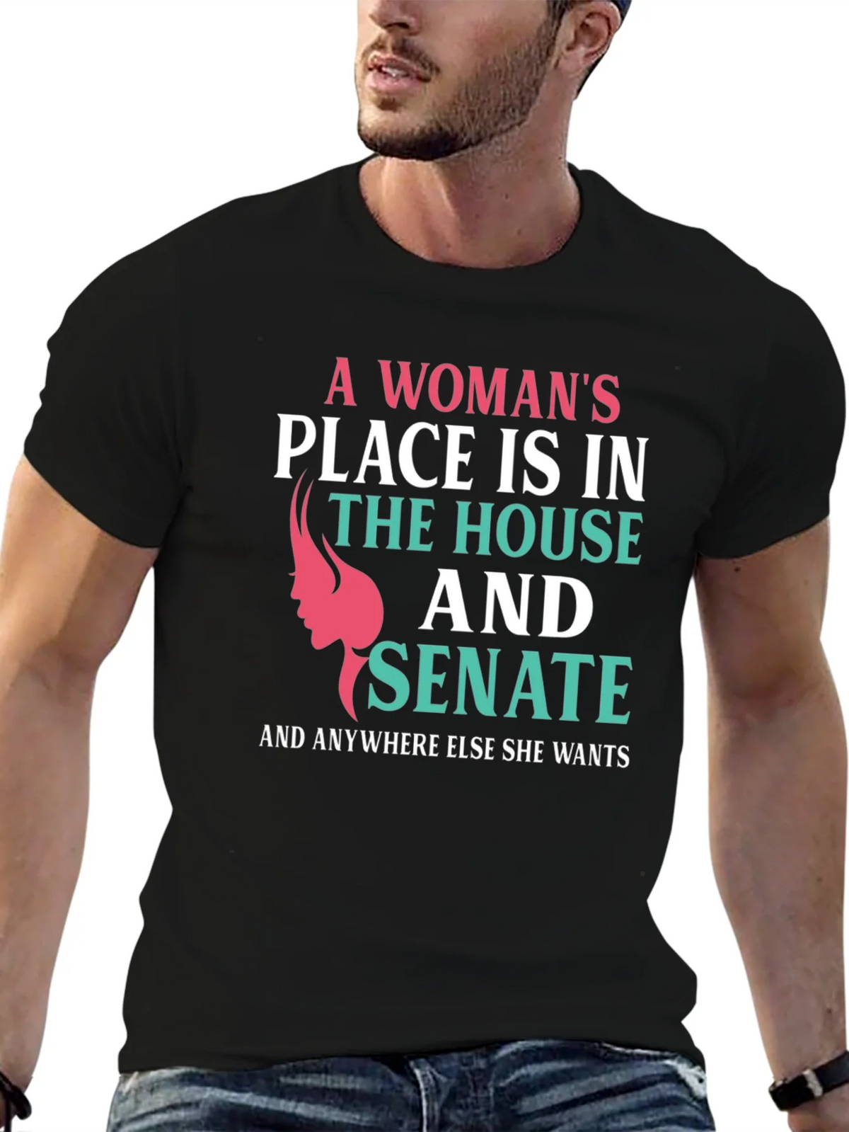 Feminist Statement T-Shirt - House and Senate Tee product image 6