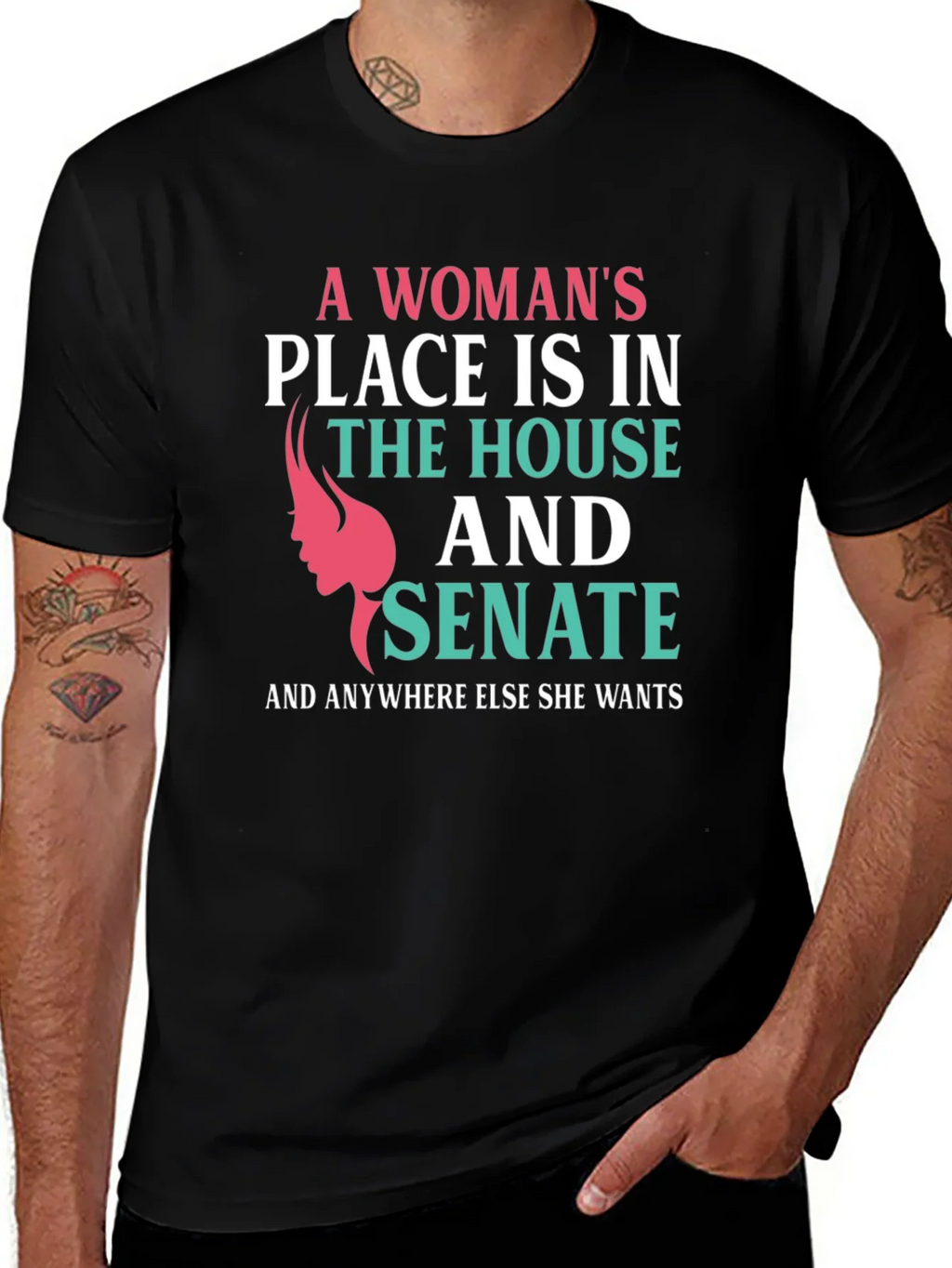 Feminist Statement T-Shirt - House and Senate Tee product image 1