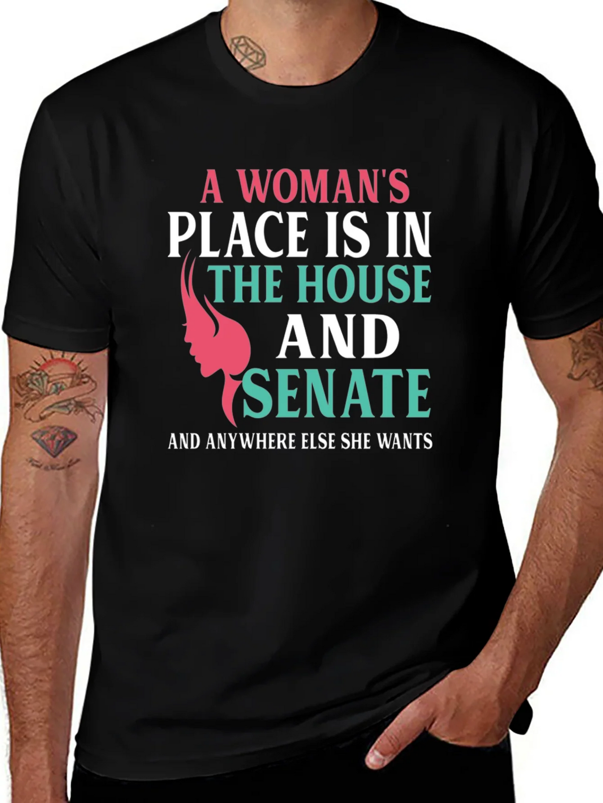 Feminist Statement T-Shirt - House and Senate Tee product image 1